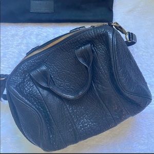Alexander Wang Pebbled Rocco Leather Satchel